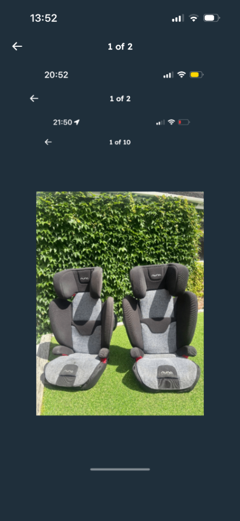 Two high seats £20 each
