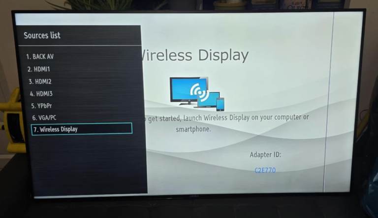 Smart TV 65inch 4k uhd one line on screen All working fine just one tini line on screen 