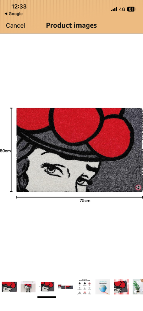 NEW German door mat POP AP STYLE