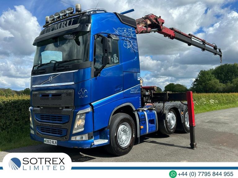 Volvo FH13 460 6 X 2 Tractor Unit with Crane