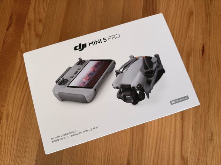 DJI Mini 5 Pro Fly More Combo RC 2 Fully Boxed 3 Batteries 256GB Excellent
