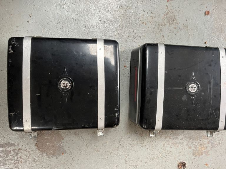 Vintage Motorcycle Panniers