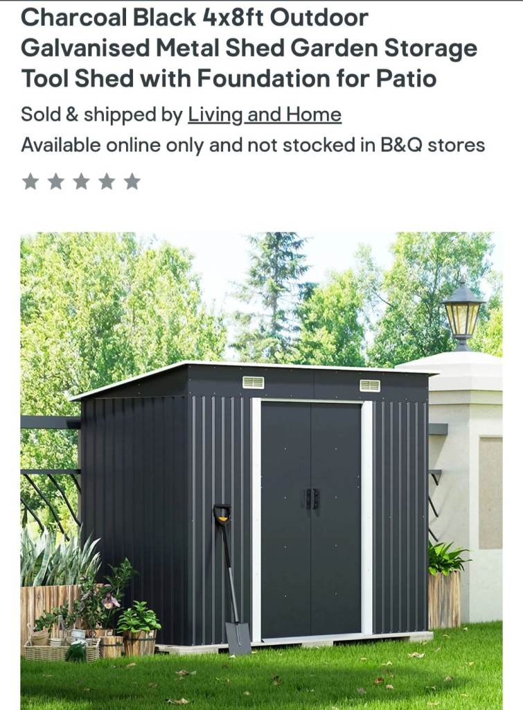 Shed - galvanised