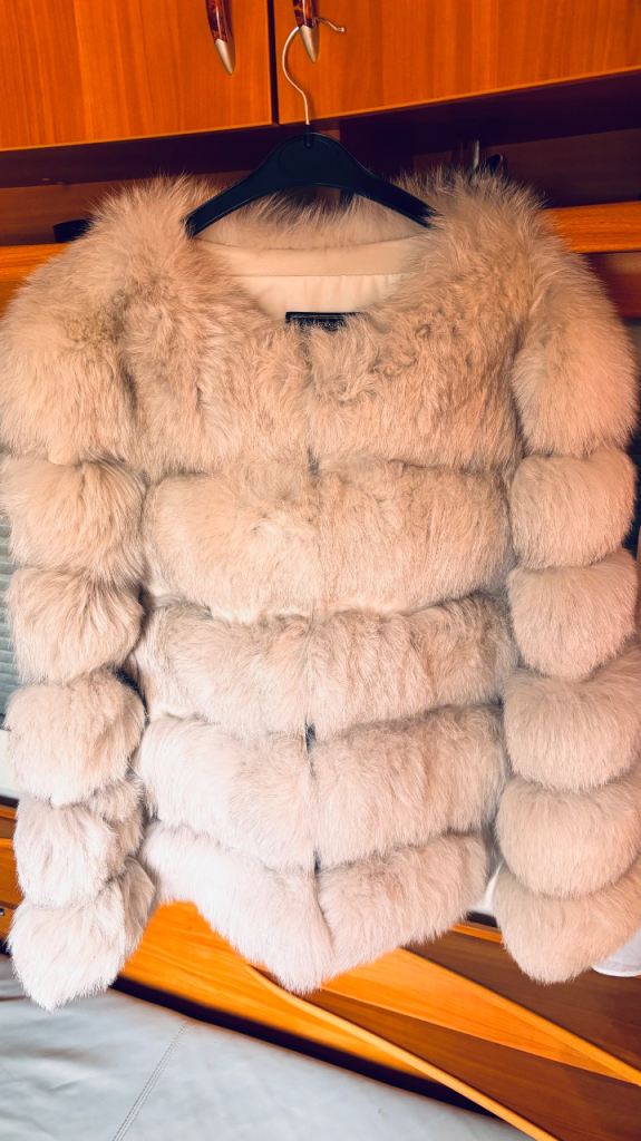 Laura Jane Paris Limited Edition Real Fox Fur Jacket - As Good As New