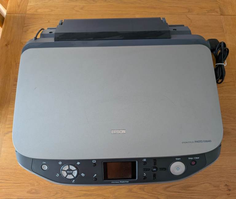 Epson Stylus photo printer with ink