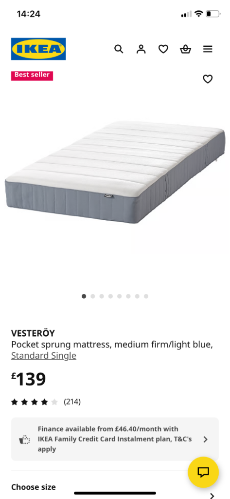 IKEA mattresses good condition 