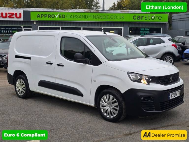 2021 Peugeot Partner 1.5 BlueHDi LWB Crew Van, 69,999 miles, 1 owner, Full Service History, Euro ...