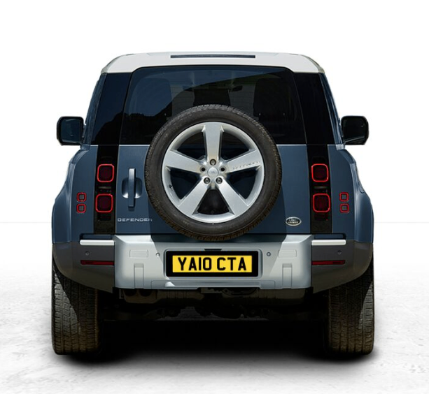 OCTA Registration Number Plate EDITION ONE 110 YA 1 OCTA Land Rover DEFENDER