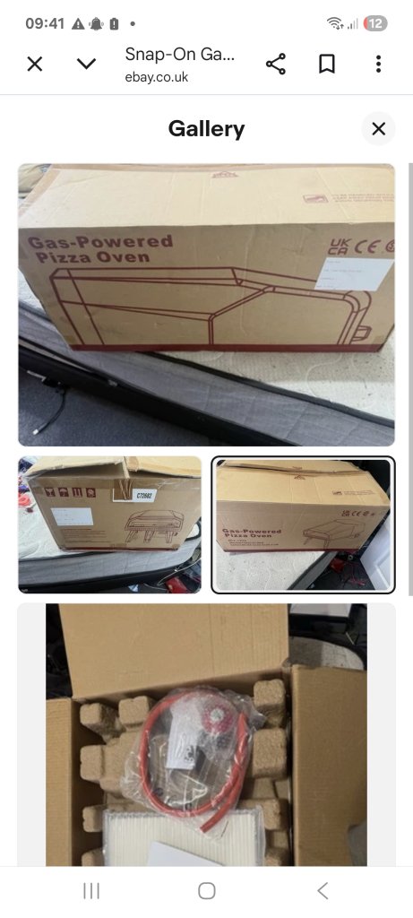 Snap on pizza oven 