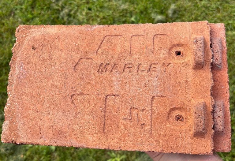 Reclaimed Marley concrete roof tiles 