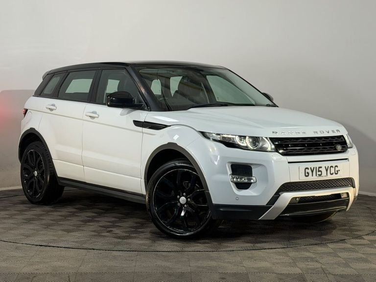 WHITE 2015 RANGE ROVER EVOQUE DYNAMIC SD4 2.2 AUTOMATIC 4WD 4X4 SUV 190 BHP