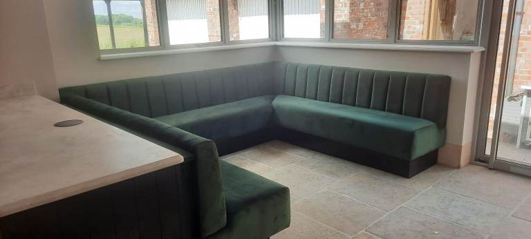 Bench corner seating bespoke corner seating 