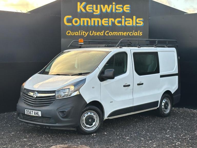 2017 Vauxhall Vivaro 1.6 CDTi 2900 BiTurbo ecoTEC Crew Van L1 H1 Euro 6 (s/s) 5dr (6 Seat) PANEL ...