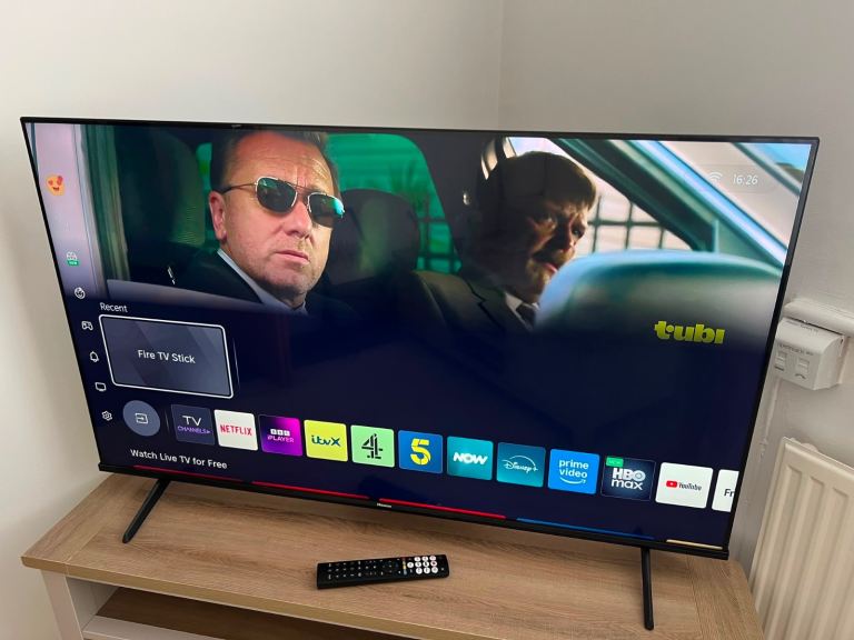 Hisense 50” 4K TV with Remote – Good Condition
