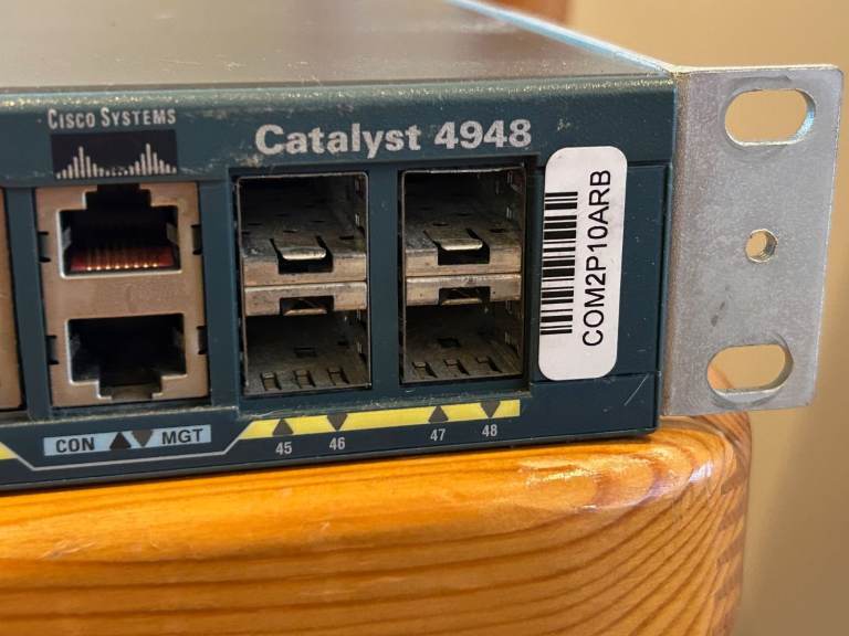 Cisco Catalyst 4948 – 48-Port Gigabit Switch with SFP Uplinks