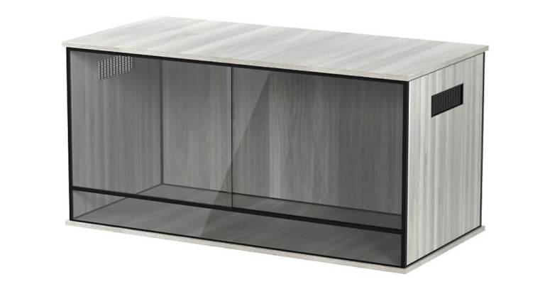 ProRep Wooden Modern Reptile Vivarium Snake Lizard Housing 120x60x60cm Grey