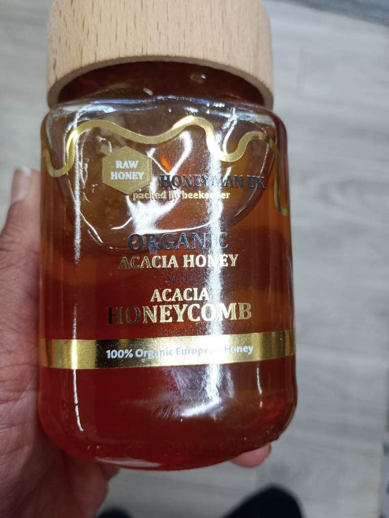 1  Raw honey  UK Organic Acacia Honey 