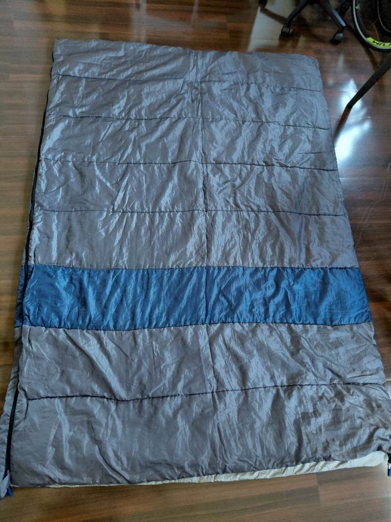 Active Forever Sleeping Bag – Grey/Blue, Good Condition