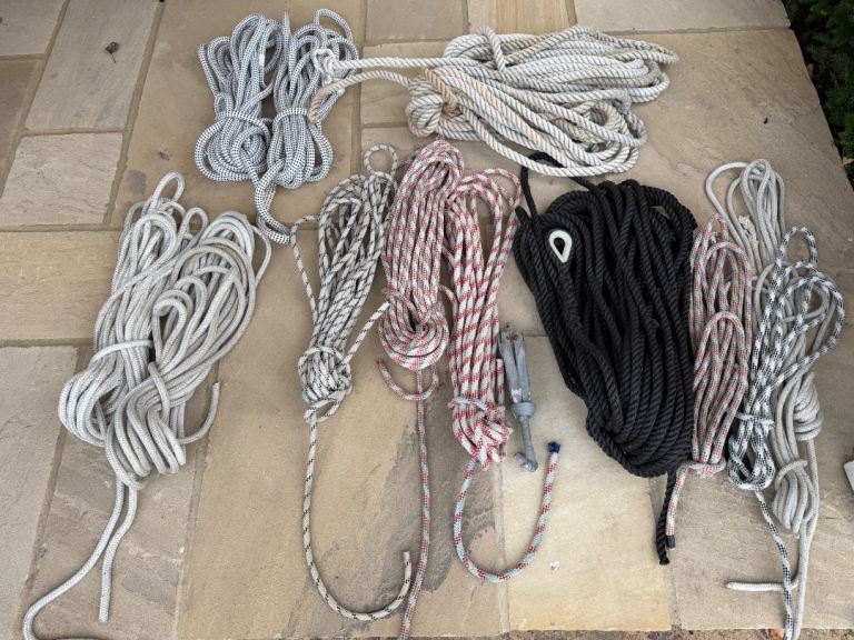 Mooring lines, anchor lines and sheets for sale