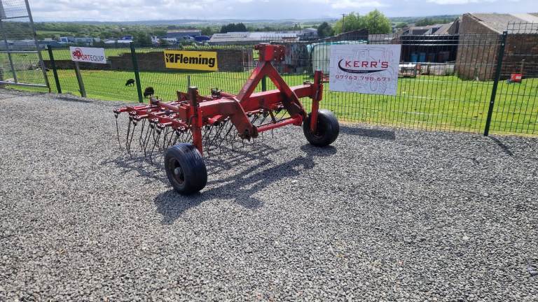 Tractor three point linkage einbock 5ft spring tyne grass harrows 