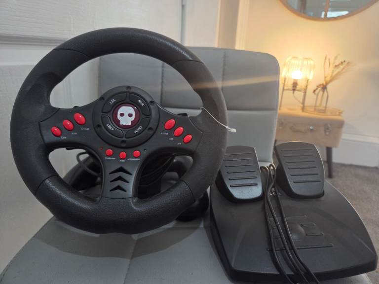 Numskull next-gen pro racing wheel with pedals x 2