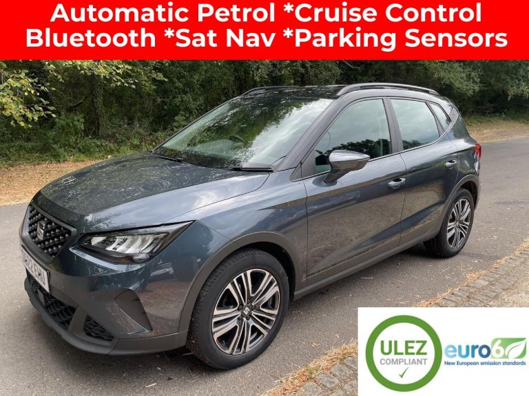 2022 SEAT Arona 1.0TSI 110 SE Technology DSG Auto SUV In Grey HATCHBACK Petrol Automatic