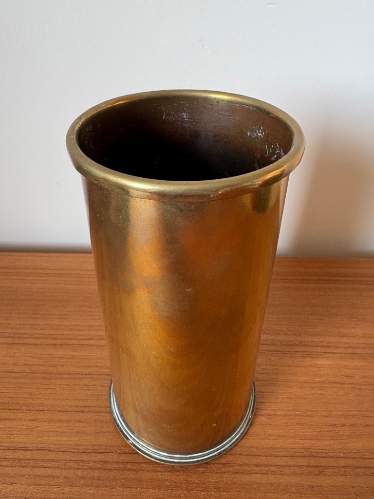 Vintage, Brass Shell casing.