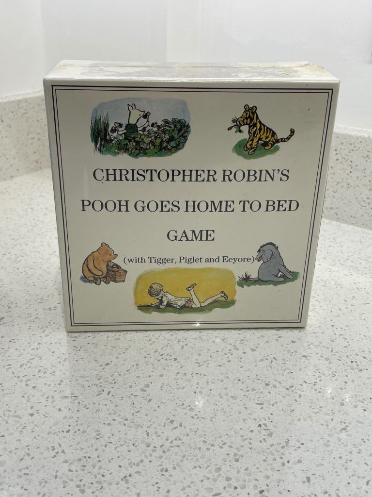 Brand new still wrapped Christopher Robins Pooh goes home to bed game. Brand new  