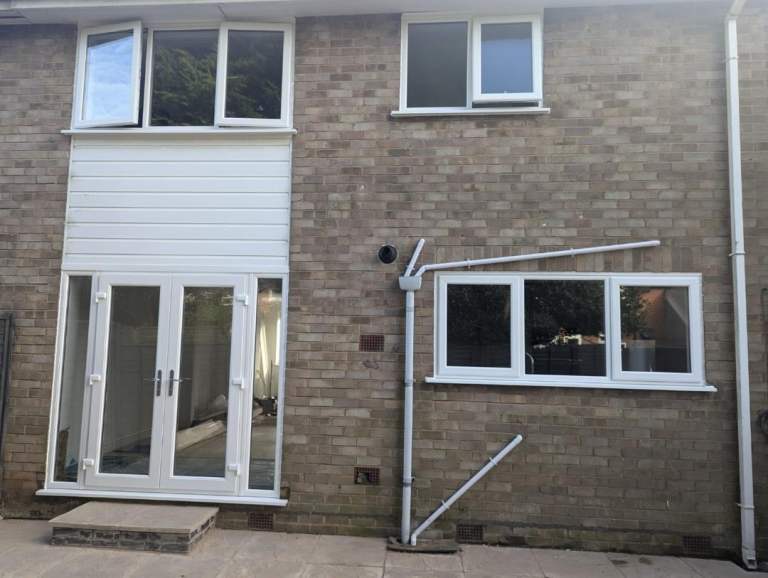 NEW UPVC STOCK FRENCH DOORS BACK DOORS FRONT DOORS UPVC WINDOWS FREE DELIVERY