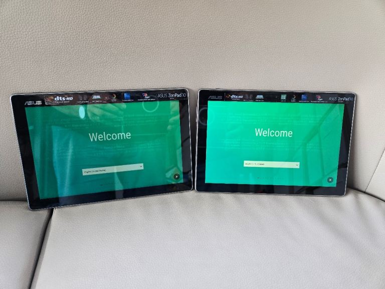 Pair of ASUS ZenPad 10 inch tablets – Good Condition