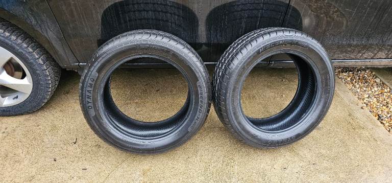 2x Dynamo Hiscend-H 225 55 17 C 107 H Van TYRES part worn