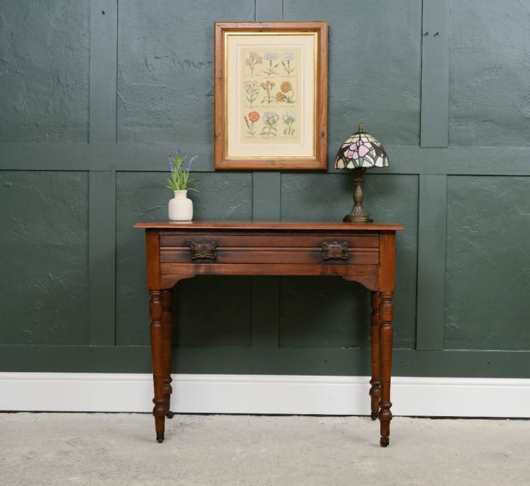 Edwardian Mahogany Console/ Writing Desk - SKU 220