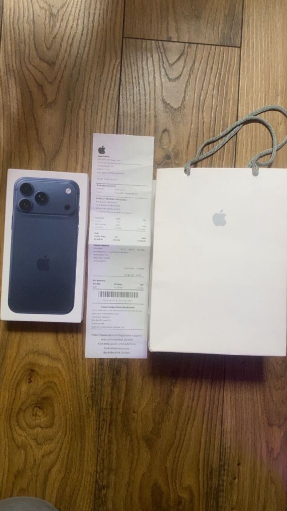 Brand New iPhone 17 Pro Max – 1TB – Blue