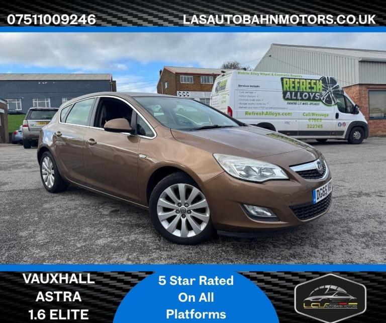 VAUXHALL ASTRA 1.6i Elite Euro 6 5dr 2015
