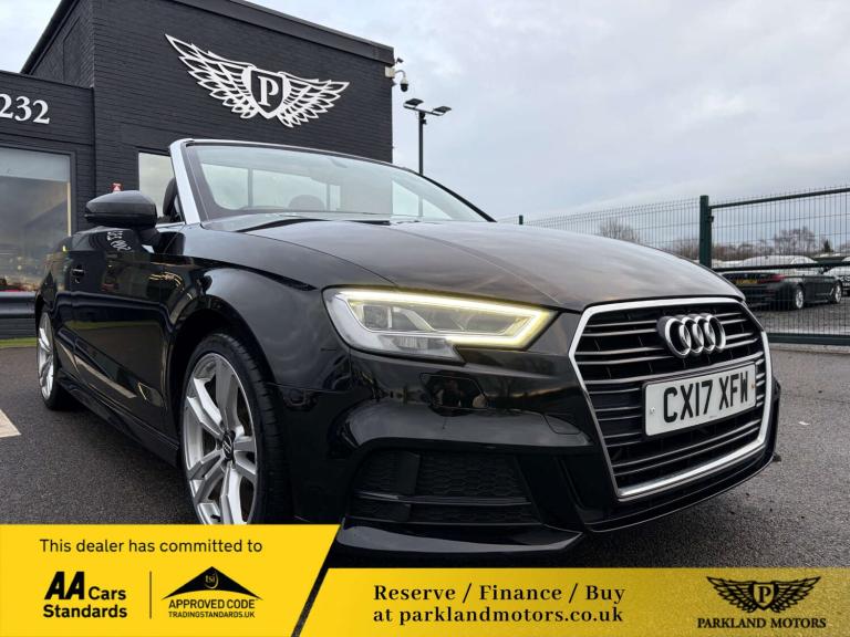 2017 Audi A3 2.0 A3 S Line TDI 2dr Convertible Diesel Manual