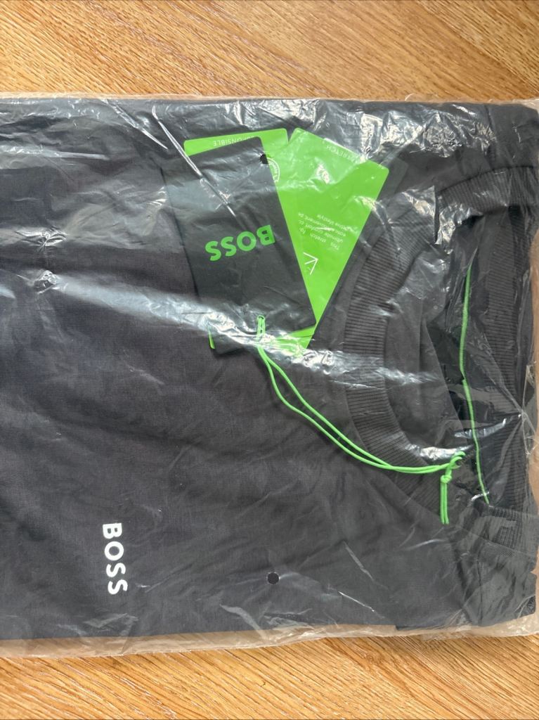 Boss Men’s Short Sleeve T Shirt Grey Size L