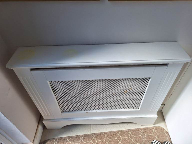 White Radiator Cover – Used Condition