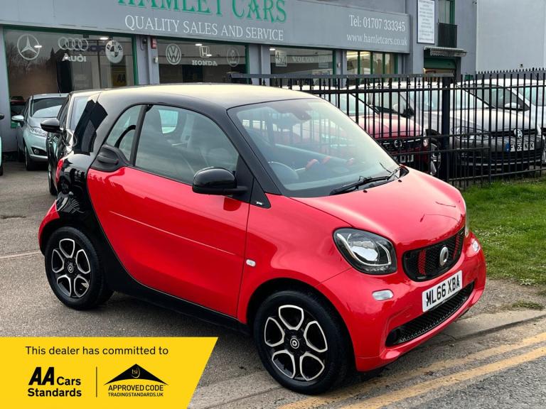 2016 Smart ForTwo 1.0 Prime Coupe 2dr Petrol Manual Euro 6 (s/s) (71 ps)