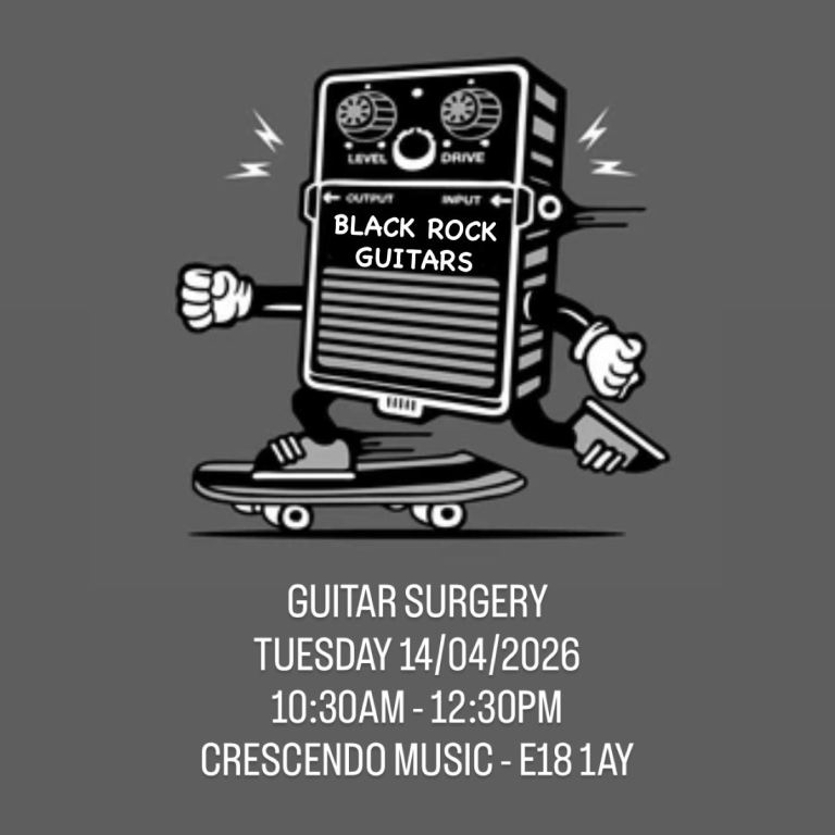 East London Guitar Surgery Tuesday 14/04/2026