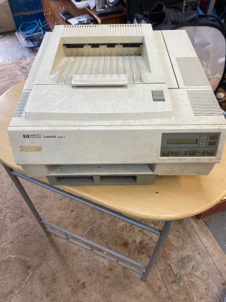 Vintage HP LaserJet series II printer 