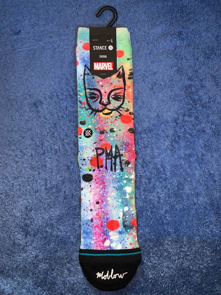 New Stance Mens Size Large Marvel Oblow Socks IP1