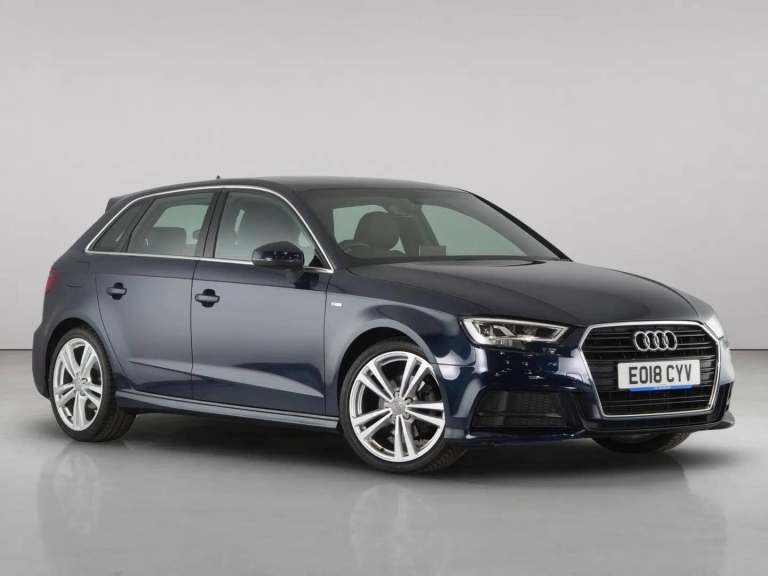 2018 Audi A3 1.5 TFSI CoD S line Sportback 5dr Petrol Manual Euro 6 (s/s) (150 ps) Hatchback Petr...