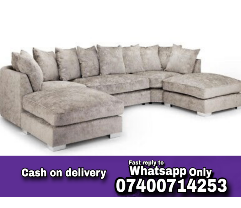 Comfy Couch Bishop U-shaped Sofa with cushions – Perfect Comfort for Every Home! –