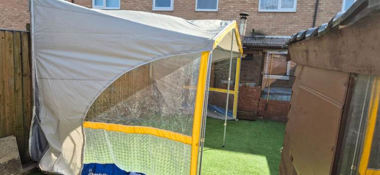 ISABELLA awning / sun shade canopy, size 10 for caravan.