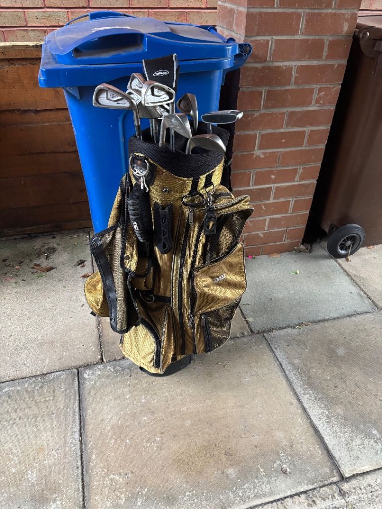 Golf Irons, Driver & Bag