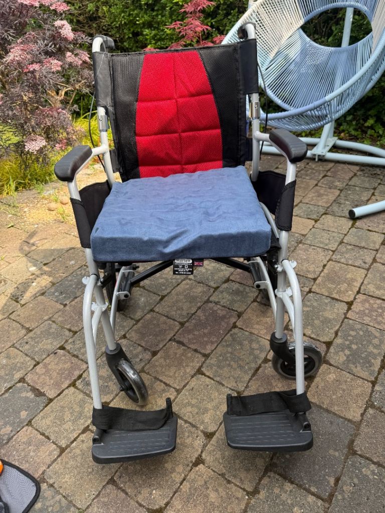 Miller Care Wheelchair - Lightweight & Foldable and New Cushion
