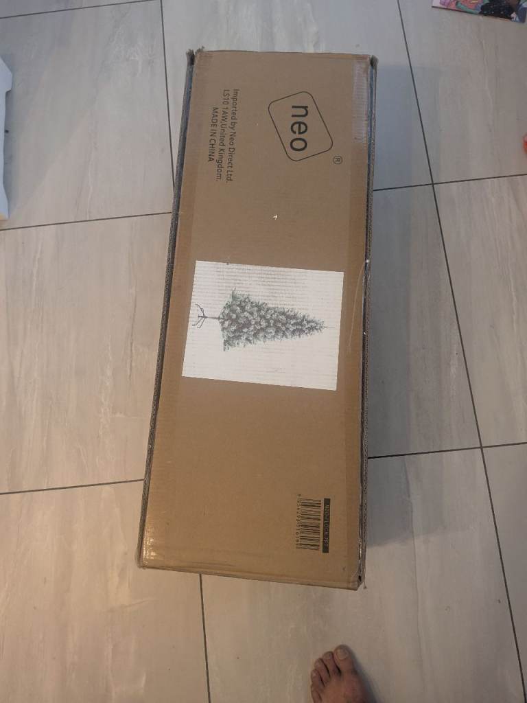 7ft Scandinavian tip spruce fir artificial Christmas tree 