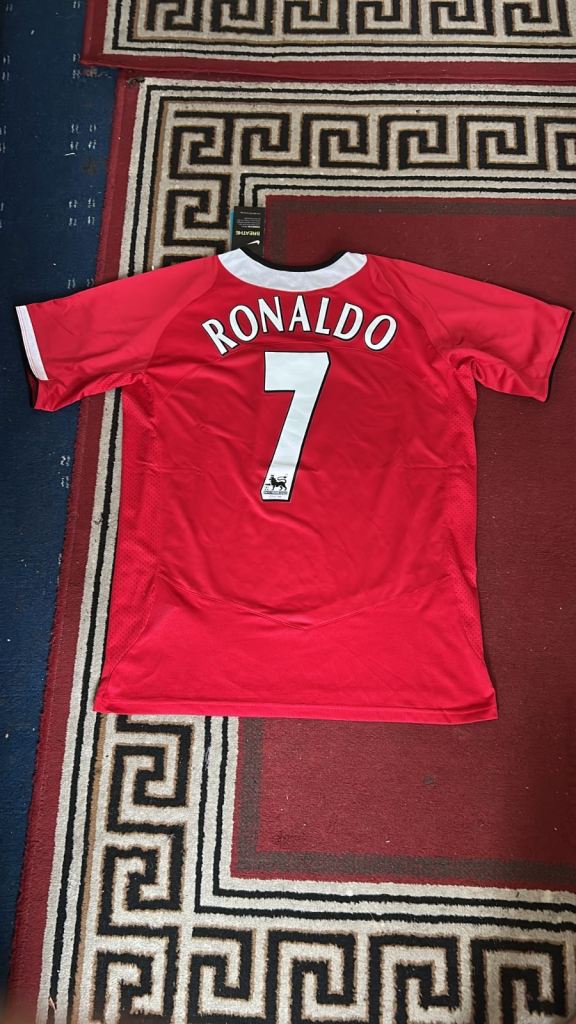 Nike Manchester United Ronaldo Home Shirt - Red, New with Tags