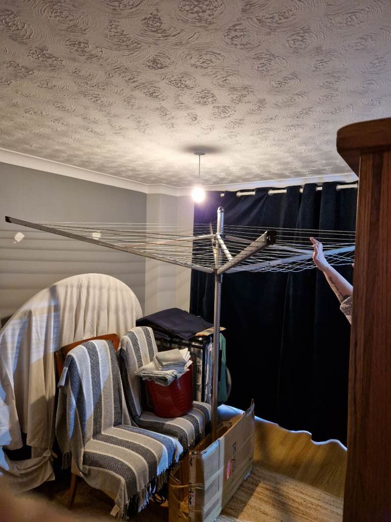 Brabantia lift o matic 60m 4 arm rotary airer 