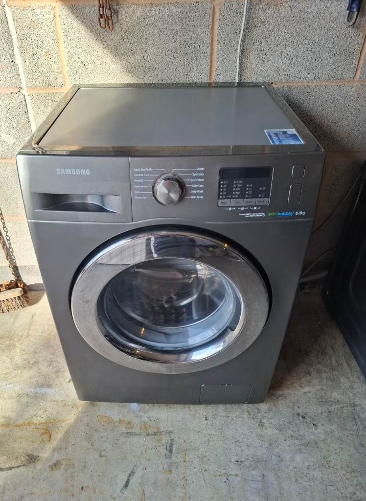 8kg 1400 spin Samsung ecobuble washing machine 